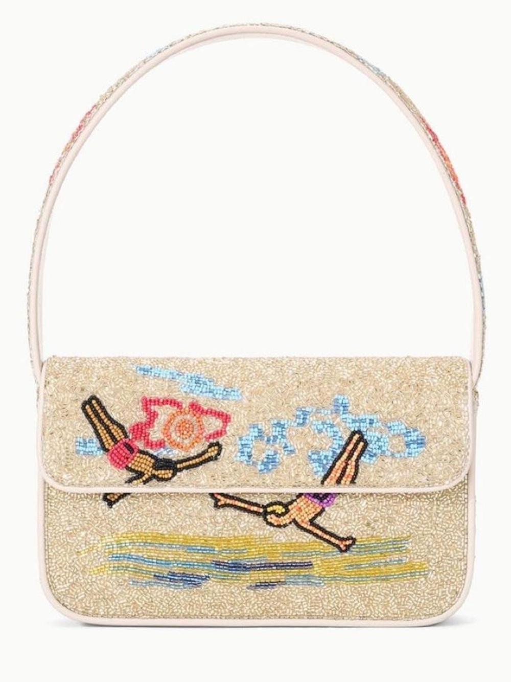 STAUD Tommy Beaded Bag - Divers